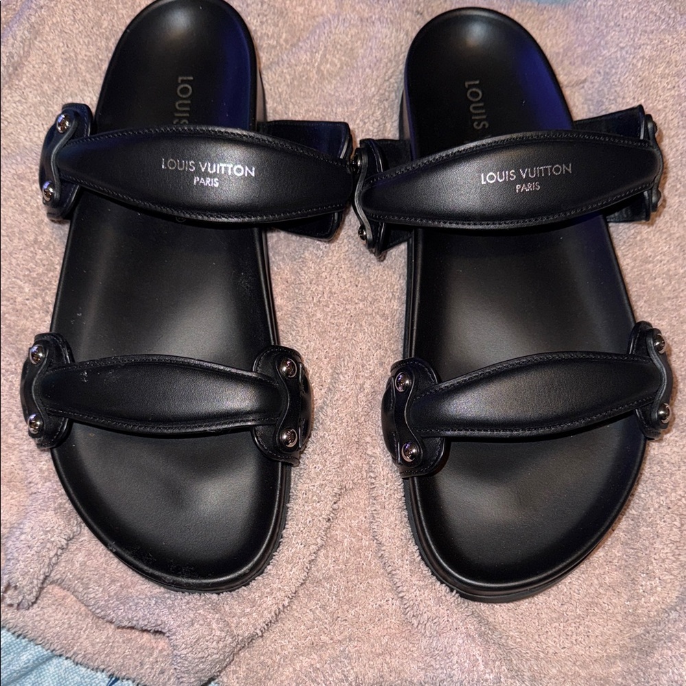 Louis Vuitton BOM DIA COMFORT Black Slides